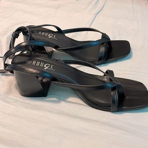 Casual Black 3 inch Heels